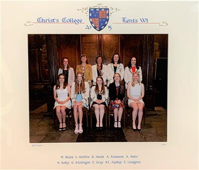 cc03026 Lents W1.jpg; cc03026; Christ's College Lents W1 2015; Photograph